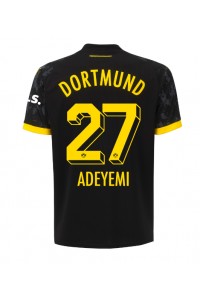 Fotbalové Dres Borussia Dortmund Karim Adeyemi #27 Venkovní Oblečení 2023-24 Krátký Rukáv